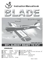 Black Horse Model Blade BH 70 Instruction Manual Book preview