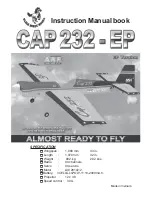 Black Horse Model CAP 232-EP Instruction Manual Book preview