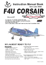 Preview for 1 page of Black Horse Model Corsair BH64 Instruction Manual Book