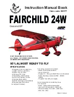 Black Horse Model FAIRCHILD 24W Instruction Manual Book preview