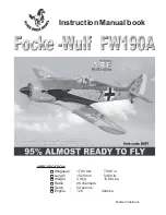 Black Horse Model Focke-Wulf FM 190A Instruction Manual Book preview