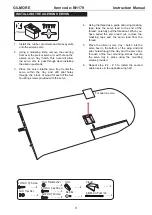 Предварительный просмотр 9 страницы Black Horse Model GILMORE BH179 Instruction Manual Book