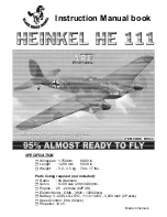 Black Horse Model HEINKEL HE 111 Instruction Manual preview