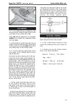 Предварительный просмотр 27 страницы Black Horse Model Impulse 100TD Instruction Manual