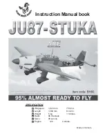 Black Horse Model JU87-STUKA Instruction Manual Book preview