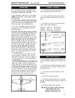 Preview for 21 page of Black Horse Model MIDGET MUSTANG-EP Instruction Manual Book