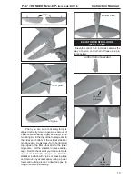 Preview for 13 page of Black Horse Model P- 47 THUNDERBOLT- EP Instruction Manual Book