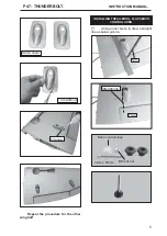 Предварительный просмотр 5 страницы Black Horse Model P47 Thunderbolt Instruction Manual Book