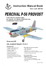 Предварительный просмотр 1 страницы Black Horse Model PERCIVAL P-56 PROVOST Instruction Manual Book