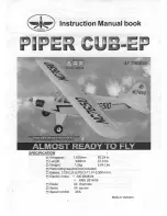 Preview for 1 page of Black Horse Model Piper Cub-EP Instruction Manual Book