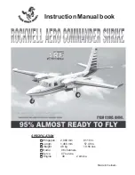 Black Horse Model ROCKWELL AERO COMMANDER SHRIKE Instruction Manual preview