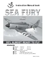 Preview for 1 page of Black Horse Model Sea Fury BH102 Instruction Manual