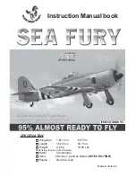 Black Horse Model Sea Fury BH113 Instruction Manual Book preview