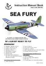 Black Horse Model SEA FURY BH148 Instruction Manual Book preview