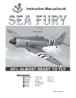 Black Horse Model Sea Fury Instruction Manual Book preview