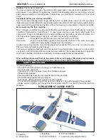 Preview for 3 page of Black Horse Model Sea Fury Instruction Manual Book