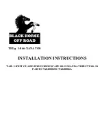 Black Horse Off Road 7G048806SS Installation Instructions preview