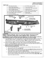 Предварительный просмотр 2 страницы Black Horse Off Road ARB-TU14 Installation Instructions Manual