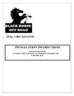 Black Horse Off Road BA-JL01 Installation Instructions Manual предпросмотр