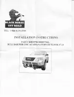 Black Horse Off Road BB009704 Installation Instructions предпросмотр