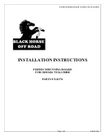 Black Horse Off Road EX-K376 Installation Instructions Manual предпросмотр