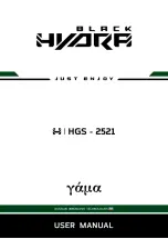 Preview for 1 page of Black Hydra HGS-2521 User Manual