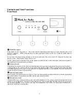 Предварительный просмотр 7 страницы Black Ice Audio Glass FX Tube Owner'S Manual