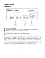 Предварительный просмотр 8 страницы Black Ice Audio Glass FX Tube Owner'S Manual