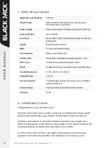 Preview for 4 page of Black Jack BJTJ- 1001 User Manual