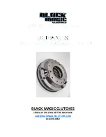 Black Magic Clutches DEFIANT X Quick Start Manual предпросмотр