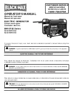 Black Max BM10722 Series Operator'S Manual preview