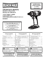 Black Max BM18MD Operator'S Manual preview