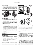 Предварительный просмотр 18 страницы Black Max BM5020 Operator'S Manual