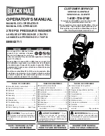 Preview for 1 page of Black Max BM802711 Operator'S Manual