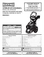 Preview for 1 page of Black Max BM802823 Operator'S Manual