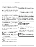 Preview for 35 page of Black Max BM80919A Operator'S Manual