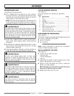 Предварительный просмотр 35 страницы Black Max BM903600 Operator'S Manual