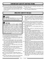 Предварительный просмотр 8 страницы Black Max BM903601 Operator'S Manual