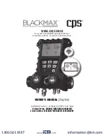 Preview for 1 page of Black Max CPS MD100W Owner'S Manual