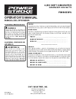 Preview for 44 page of Black Max PS906025PA Operator'S Manual