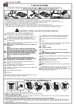 Preview for 2 page of BLACK RED WHITE AZTECA S205-REG1W1D/14/9 Assembly Instructions Manual