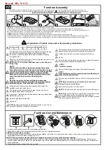 Preview for 2 page of BLACK RED WHITE AZTECA S205-REG1W1D/21/9 Assembly Instructions Manual