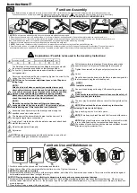 Предварительный просмотр 2 страницы BLACK RED WHITE AZTECA S205-SZFN1D/21/10 Assembly Instructions Manual