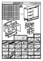 Preview for 3 page of BLACK RED WHITE BROOKLYN B172-KOM1D3S Assembly