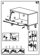 Предварительный просмотр 8 страницы BLACK RED WHITE GRACE B186-KOM1K Assembly Instructions Manual