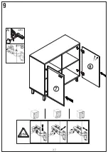 Предварительный просмотр 9 страницы BLACK RED WHITE GRACE B186-KOM2D Assembly