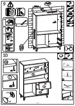 Предварительный просмотр 9 страницы BLACK RED WHITE GRACE B186-KOM2W1D2S Assembly Instructions Manual