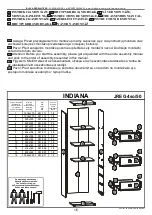 BLACK RED WHITE INDIANA JREG 4so/50 Assembly Manual preview