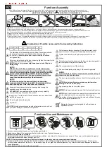 Preview for 2 page of BLACK RED WHITE KADA S404-SZF2D1S Assembly Instructions Manual