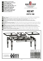 Preview for 1 page of BLACK RED WHITE KENT ESTO 160 Assembly Manual